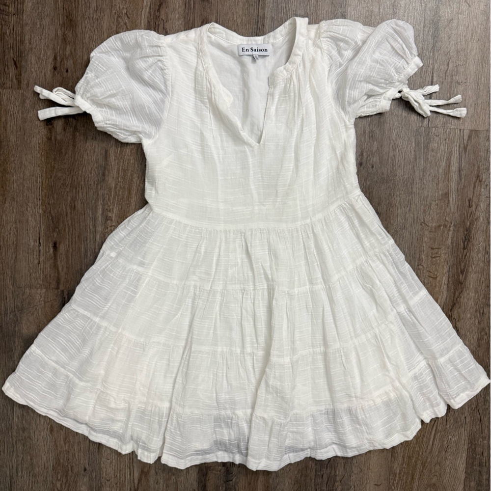 En Saison • Davis Cotton Mini Dress - Picture 4 of 16